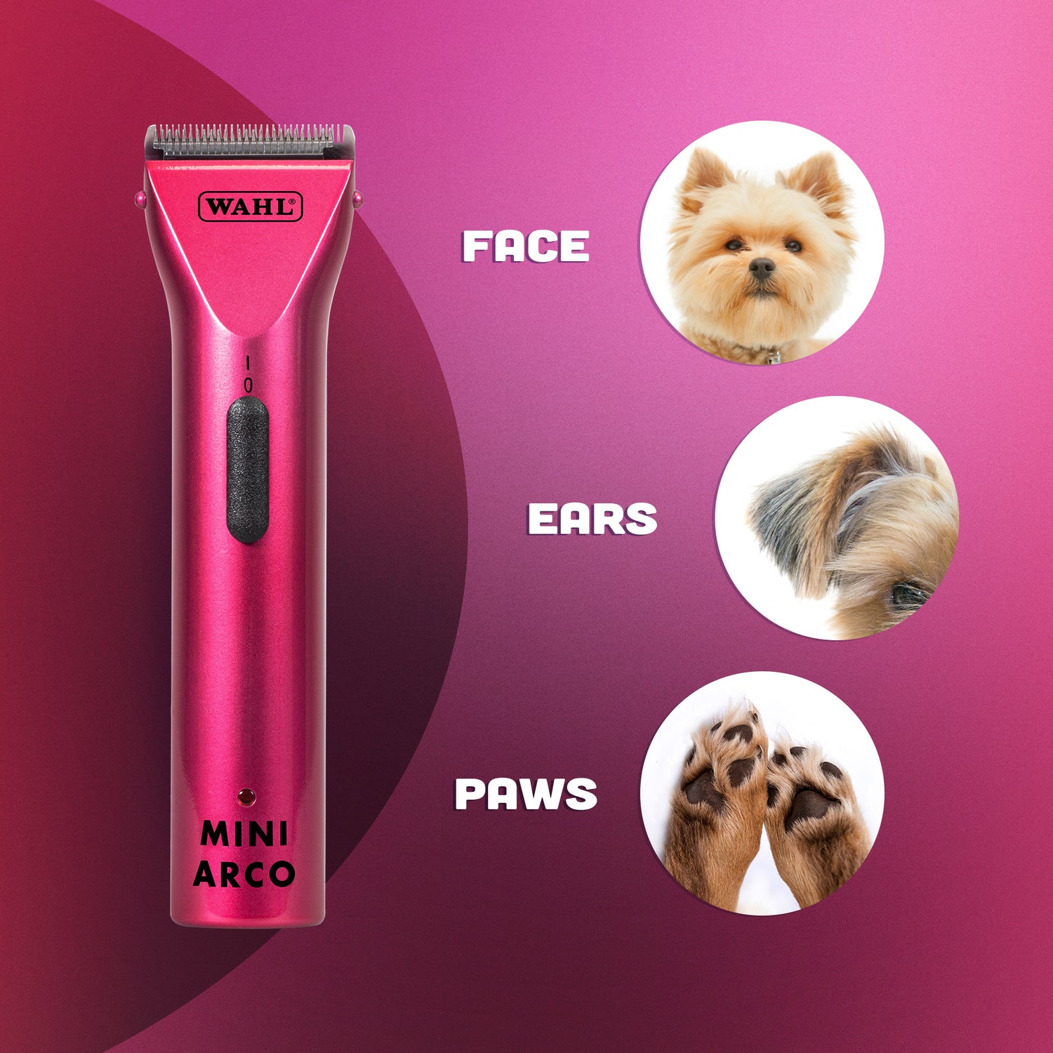 Wahl Mini Arco Trimmer - Pink